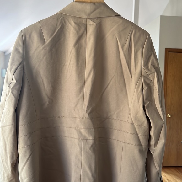 Jones New York Tan stretch blazer - size 14w - Picture 7 of 9